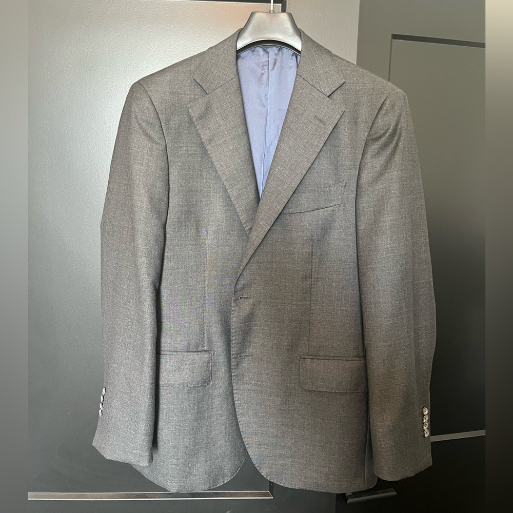 Suitsupply Lazio Gray Blazer 40S